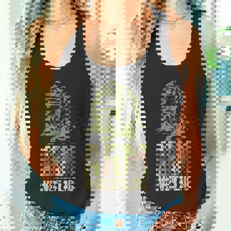 アームレスリングアームプレス、二頭筋 タンクトップ