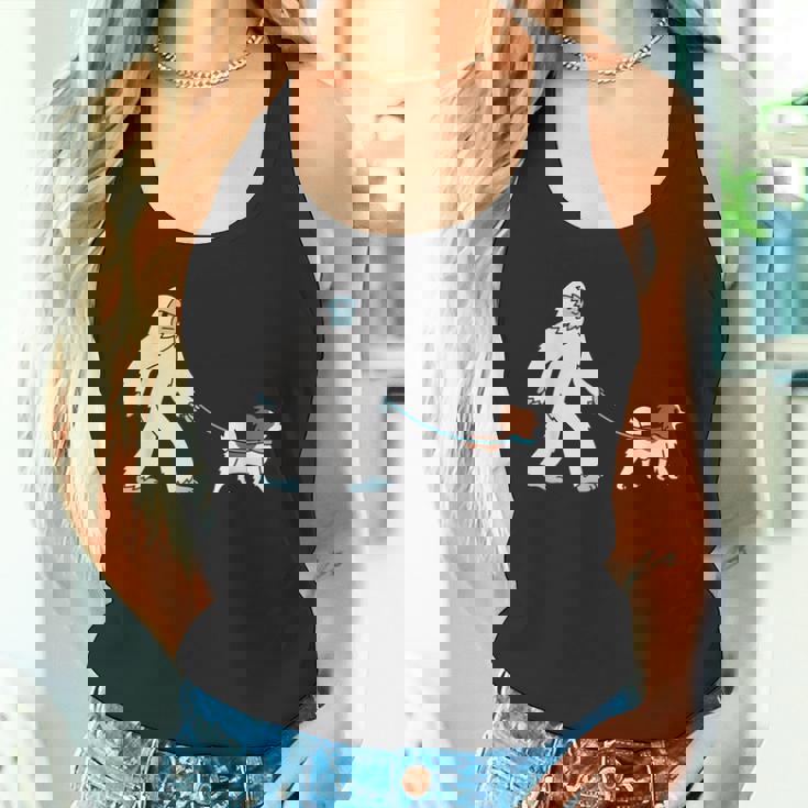 イエティウォーキングパピヨンクリプトゾロジー犬 タンクトップ