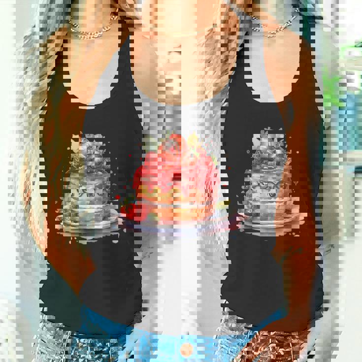 イチゴ サマーベーカリー キッチン パティシエ ストロベリーケーキ タンクトップ