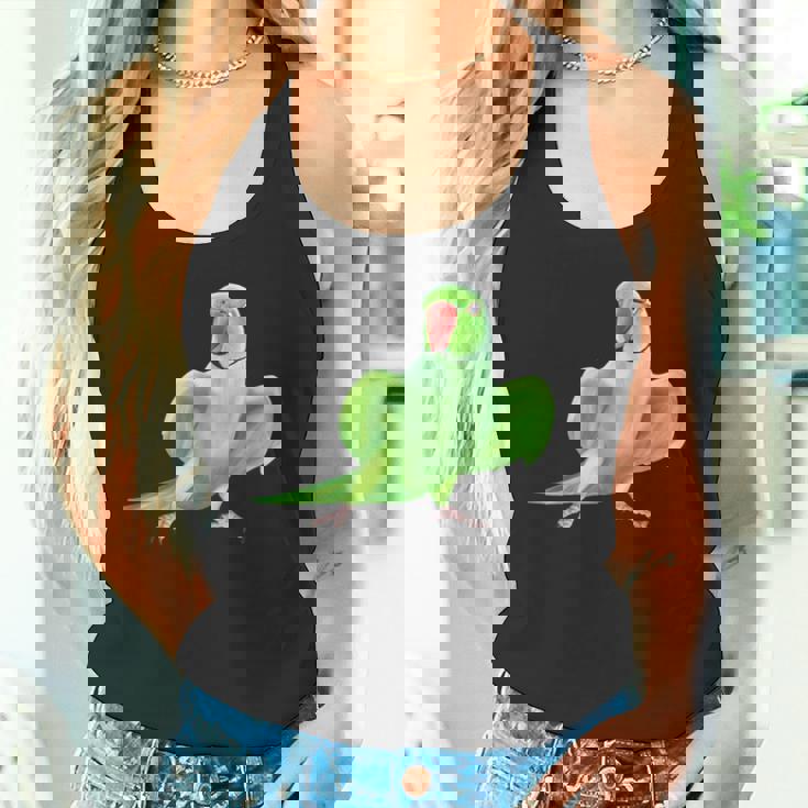 インドのワカケホンセイオウムの鳥 タンクトップ