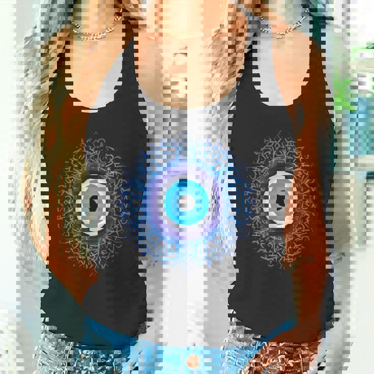 イーブルアイシャツ トルコの目の保護 悪霊 タンクトップ