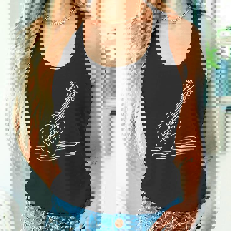 ウクレレ ラインアート ミュージシャン向け ウクレレ タンクトップ