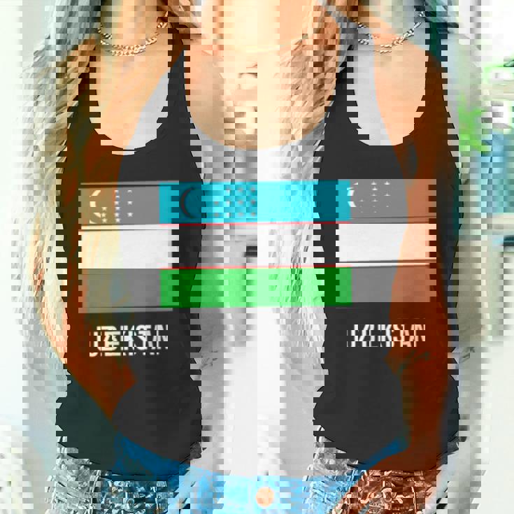 ウズベキスタン ウズベキスタン国旗 長袖tシャツ タンクトップ