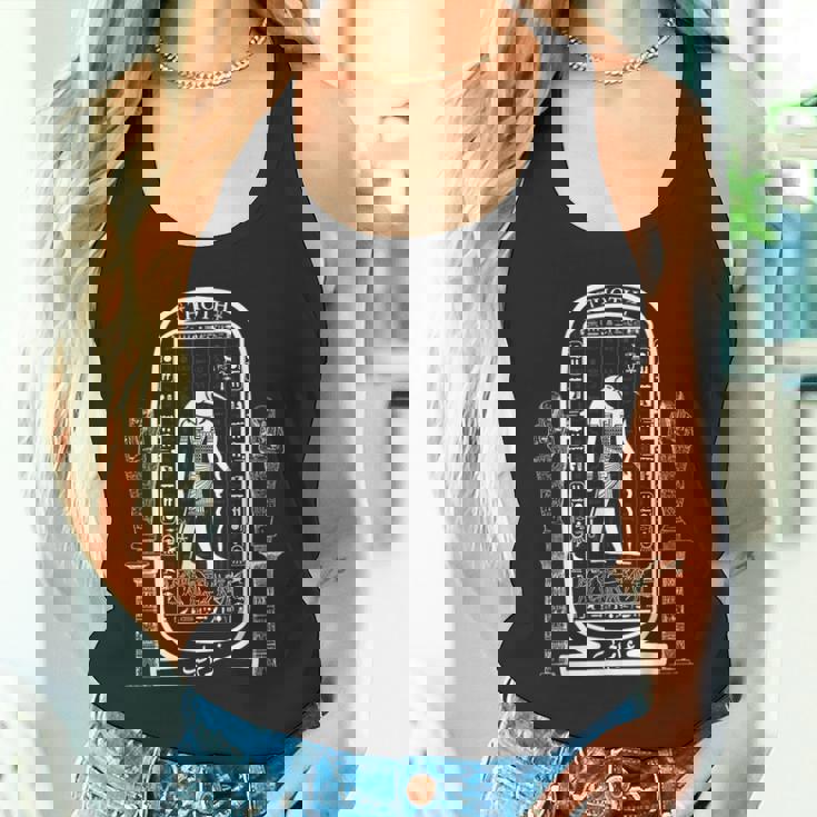 エジプト神 トート目 ホルスの目 エジプト アンク ファラオ タンクトップ