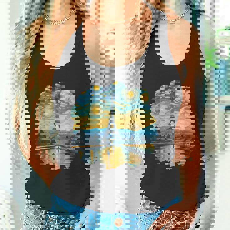 エッフェル塔 アートワーク ルーヴル美術館 フランス観光 パリ タンクトップ