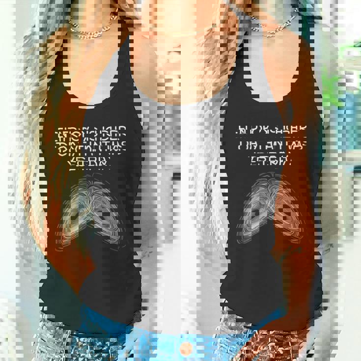 エントロピー熱力学物理学教師学生科学ギフト タンクトップ