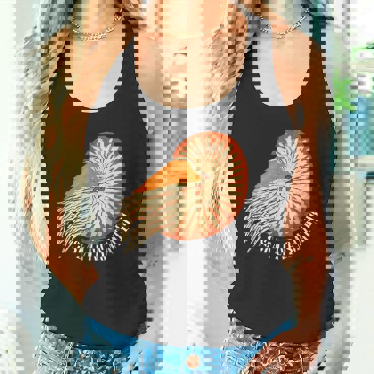 オウムガイ 海の生き物 太古の時代 海を救う タンクトップ