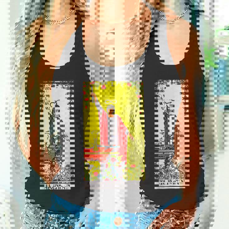 オリジナルrider Waite Deckからのマジシャンビンテージタロットカード タンクトップ