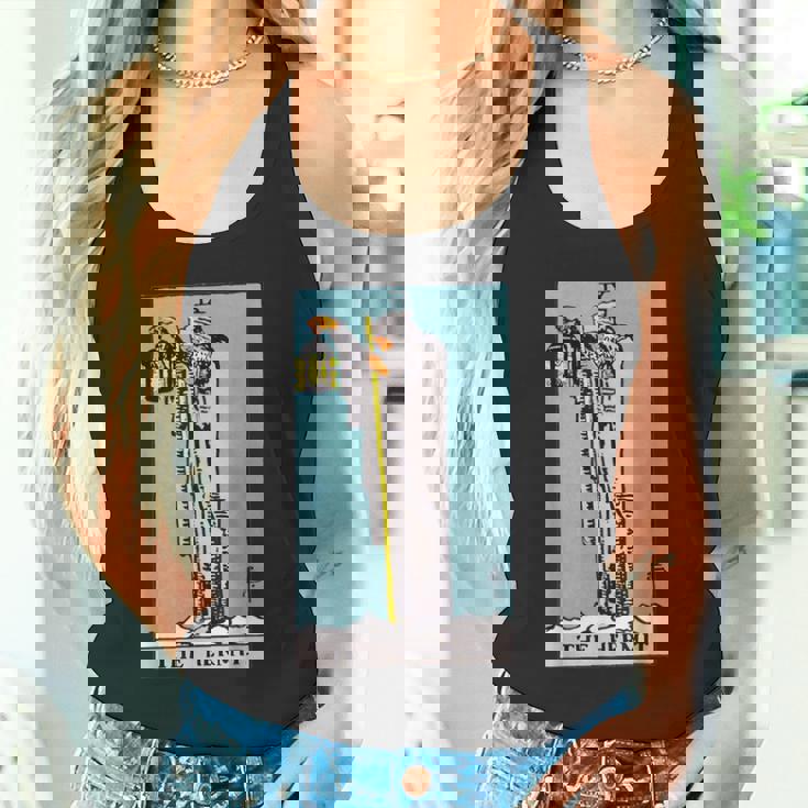 オリジナルのrider Waite Deckからの隠者ビンテージタロットカード タンクトップ