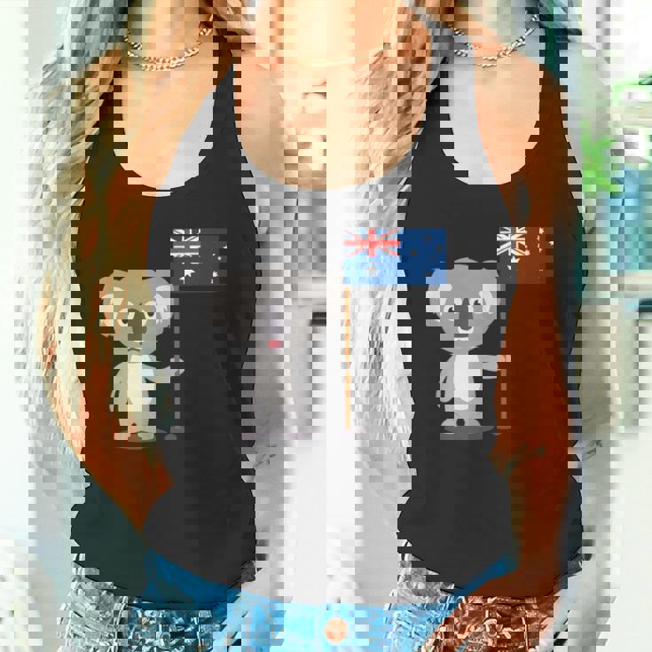 オーストラリアのコアラ オーストラリア国旗 タンクトップ