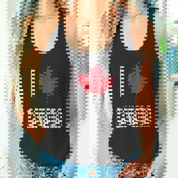 カナダ お土産 I Love Canada タンクトップ