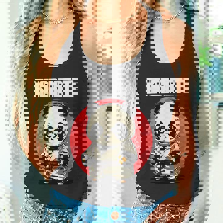 カラテカと空手パンダ タンクトップ