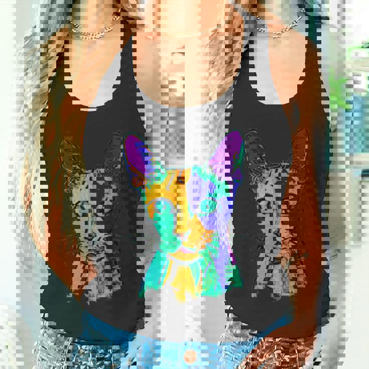 カラフルキャット タンクトップ