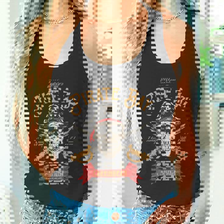 カリブ海 クロスボーン 海賊 タンクトップ