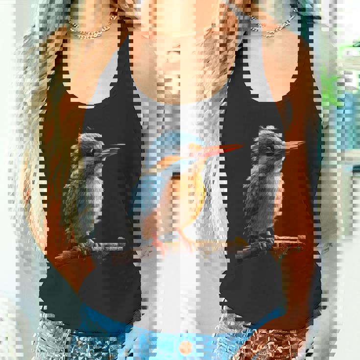 カワセミ カワセミ 鳥 甘いカワセミ カワセミ タンクトップ