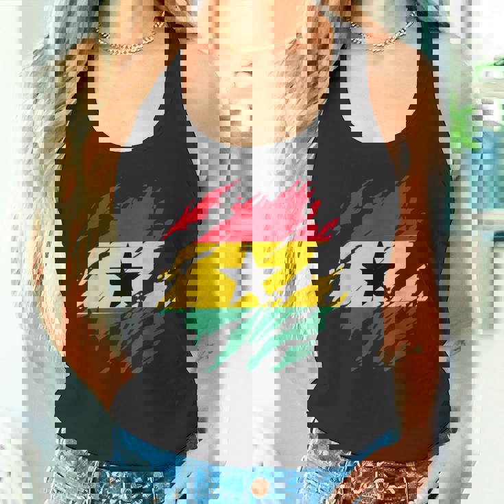 ガーナの国旗ガーナ タンクトップ