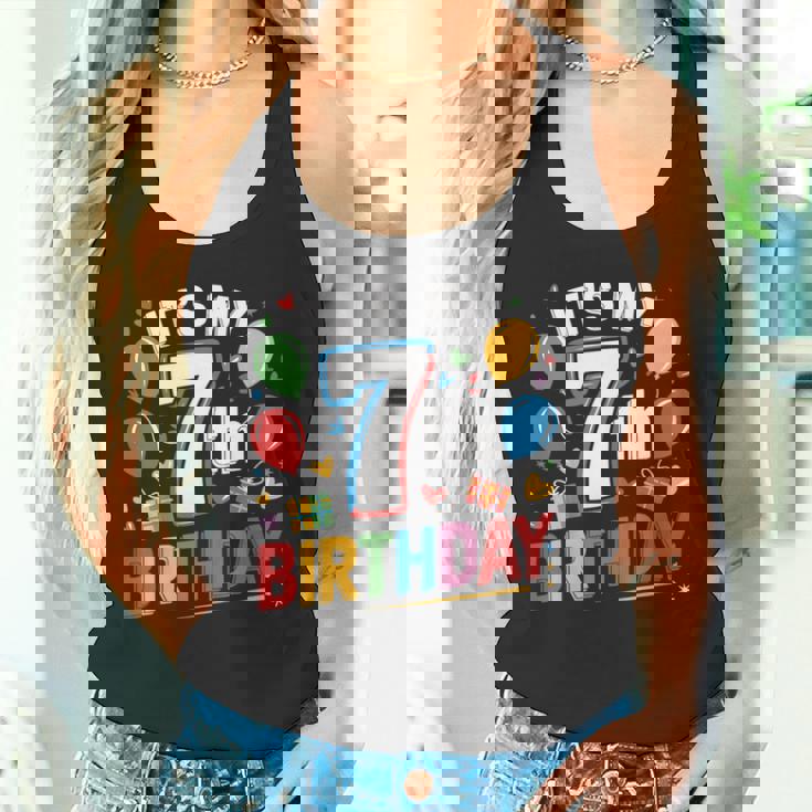 キッズ 7歳の誕生日シャツ男の子キッズ幼児7歳の誕生日男の子 タンクトップ