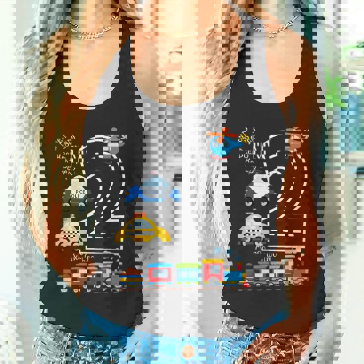 キッズトラック 電車 2歳の誕生日パーティー 幼児 2歳 誕生日 タンクトップ