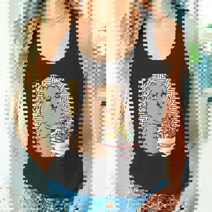 クオッカ、ラーメンを食べるクオッカ、クオッカカワイイ、クオッカ タンクトップ