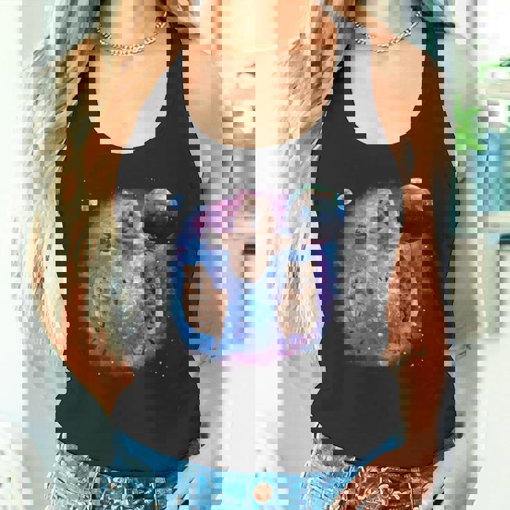 クオッカ、宇宙のクオッカ、オーストラリアの動物クオッカ タンクトップ