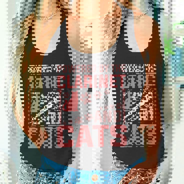 クラリネットとキャッツの面白いクラリネットプレーヤーがパワーアップ。 タンクトップ