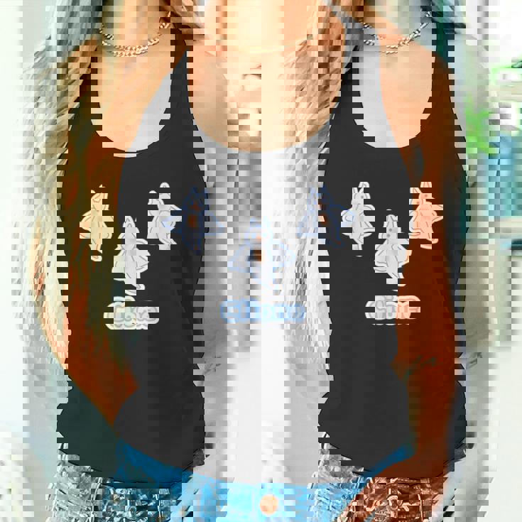 クリオネ『3 スリー』【どうぶつ フレンズ】ポップ ゆるくて かわいい キャラクター タンクトップ