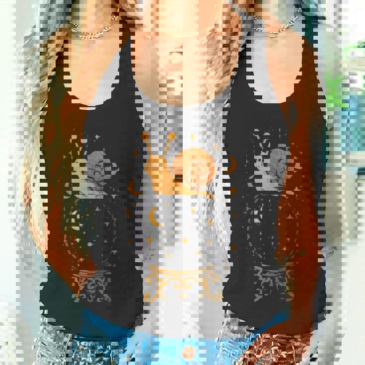 クリスタルボールスターのカタツムリ タンクトップ