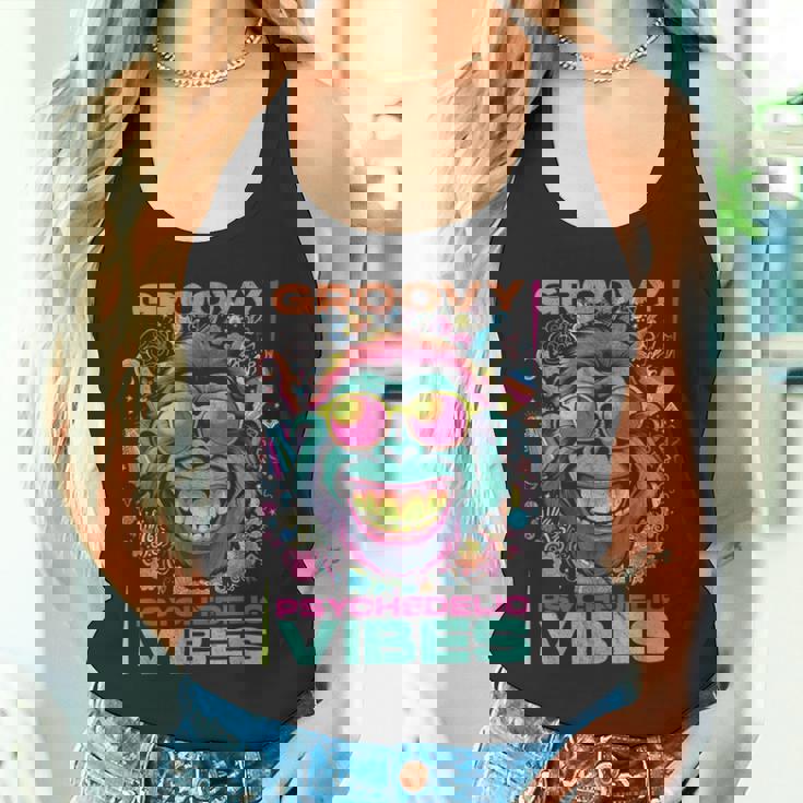 クールなエイプ。グルーヴィーなサイケデリックな雰囲気。 タンクトップ