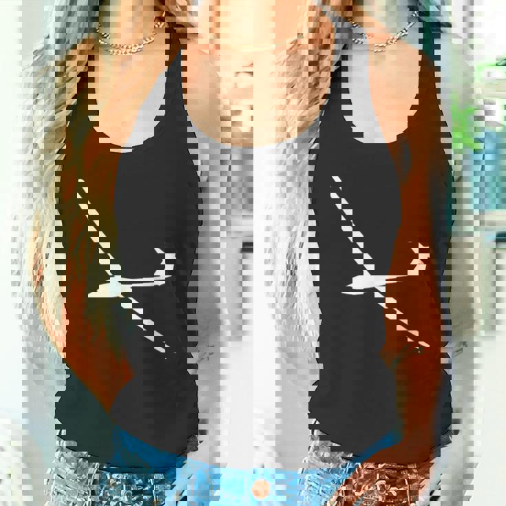 グライダー パイロット 高騰 飛行機 帆船 航空 タンクトップ