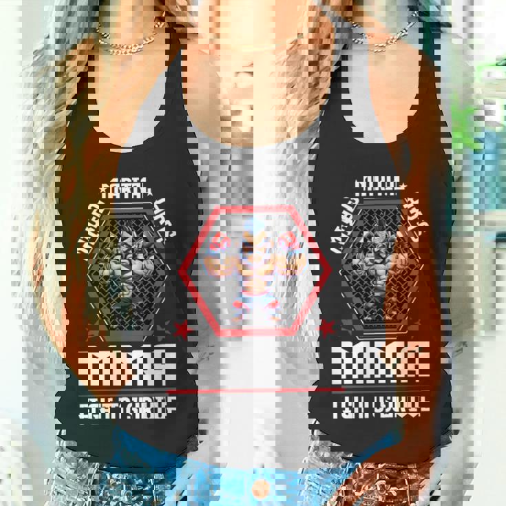 ケージファイティングで生き残るための総合格闘技mmaファイト 長袖tシャツ タンクトップ