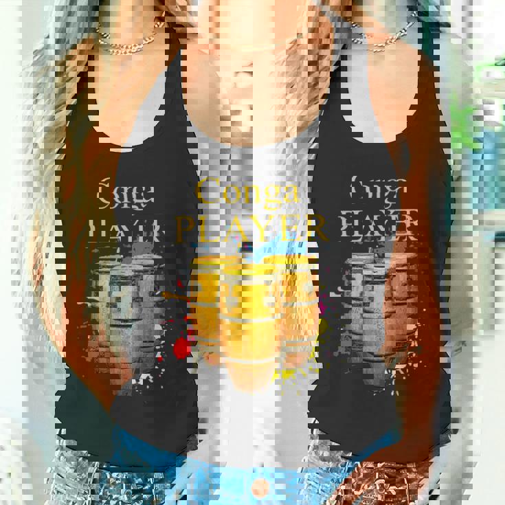 コンガコンガ奏者ミュージシャン タンクトップ