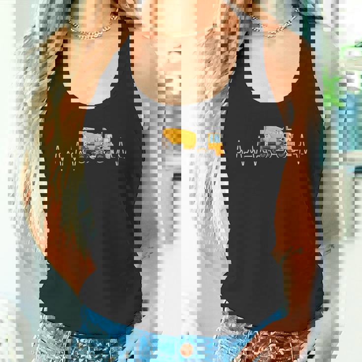 コンクリートミキサー 工事現場 Ecgコンクリートミキサー タンクトップ