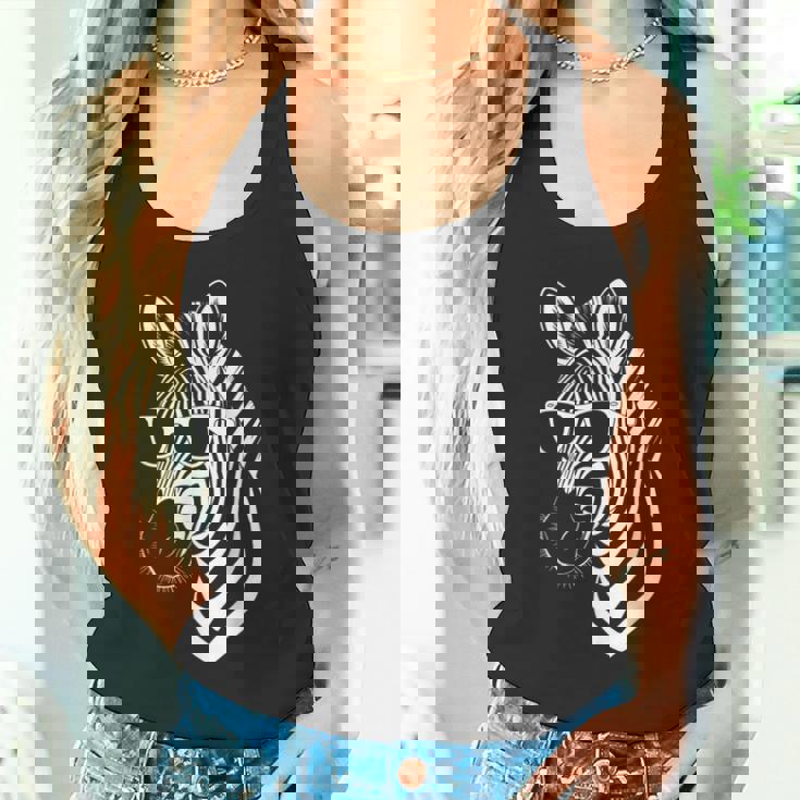 サングラス付きゼブラ おもしろゼブラ タンクトップ