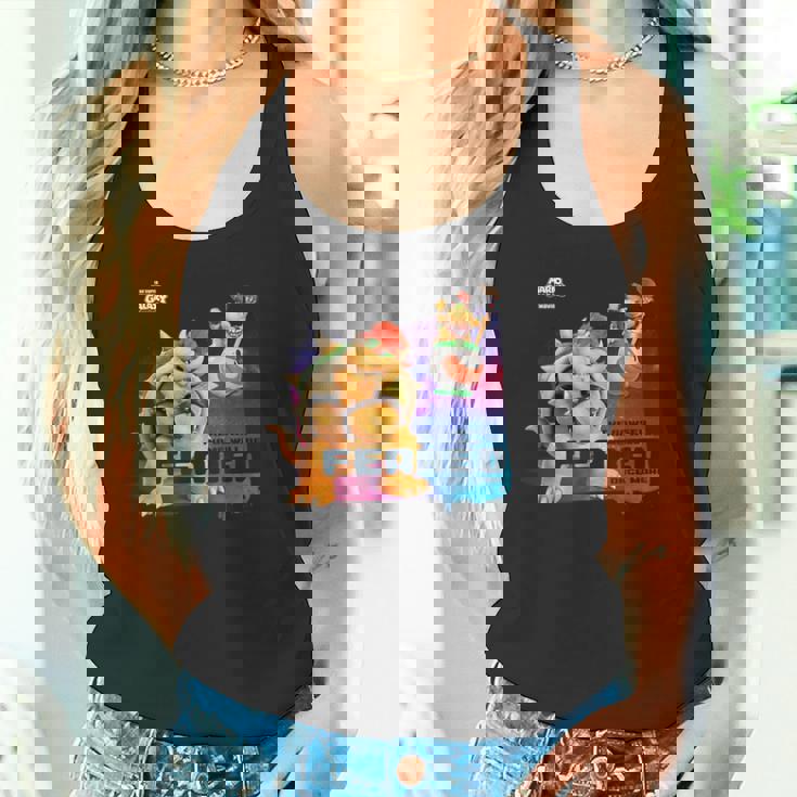 ザ・スーパーマリオギャラクシー・ムービー Bowser Feared タンクトップ