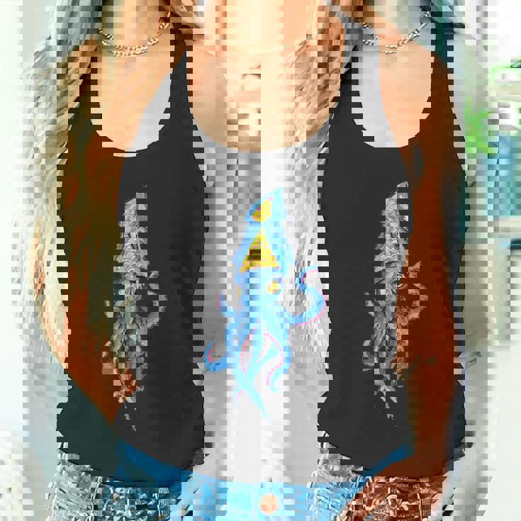 シュールリアルブルーイカ タンクトップ