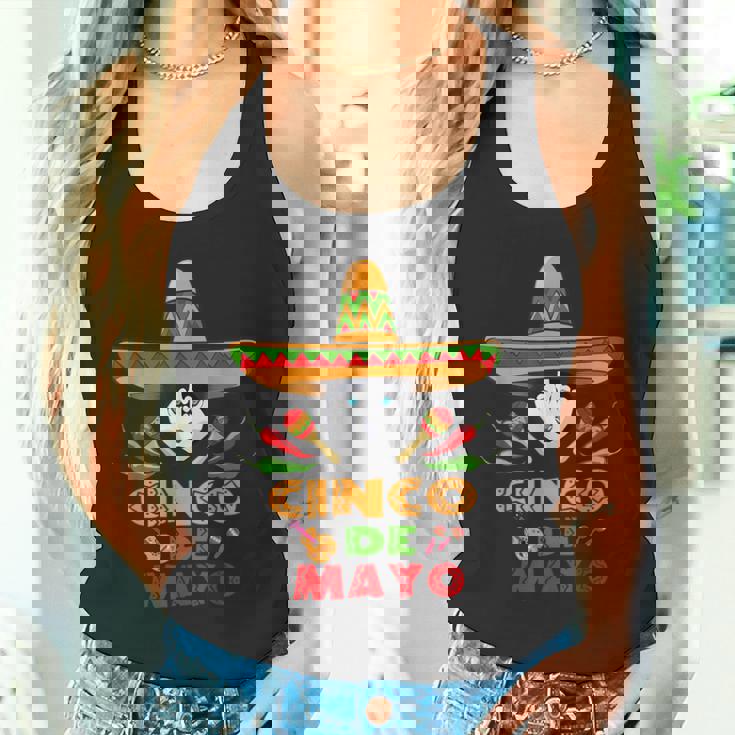 シンコ・デ・マヨ シンコ・デ・マヨのシベリアン・ハスキーの面白い犬 タンクトップ