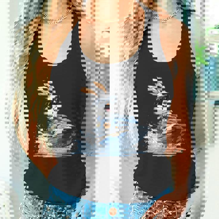 ジェットスキー ジェットスキー ウサギ イースターバニー サングラス タンクトップ