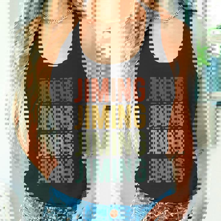 ジミンシティチャイナレトロ タンクトップ