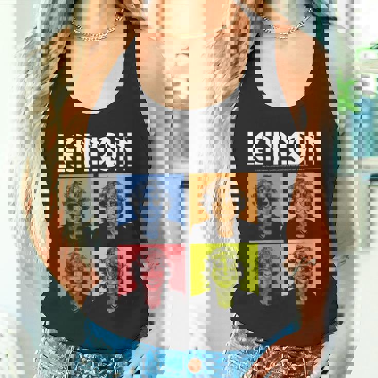 ジョン・レノン カラーブロック 長袖tシャツ タンクトップ