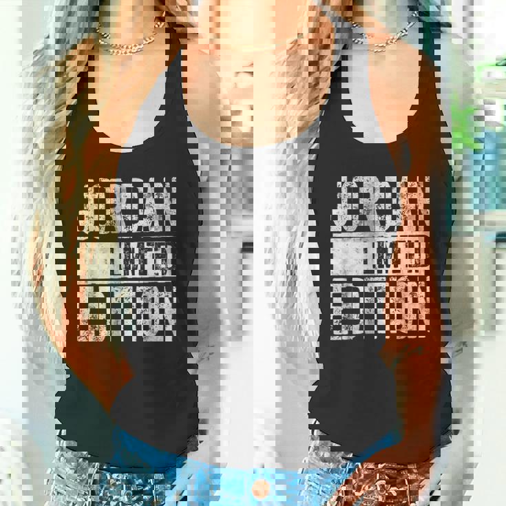 ジョークシャツ ジョーダン 限定版 面白い名前入り タンクトップ