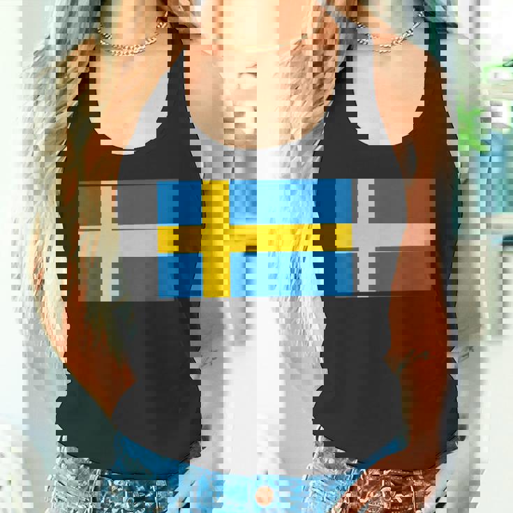 スウェーデンの国旗 タンクトップ