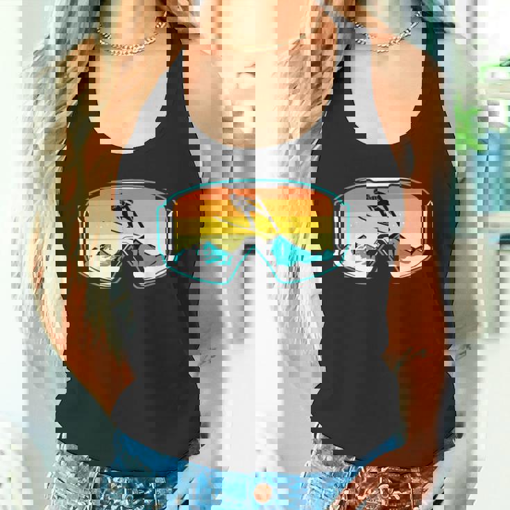 スキー 山 スキー ジャンプ タンクトップ