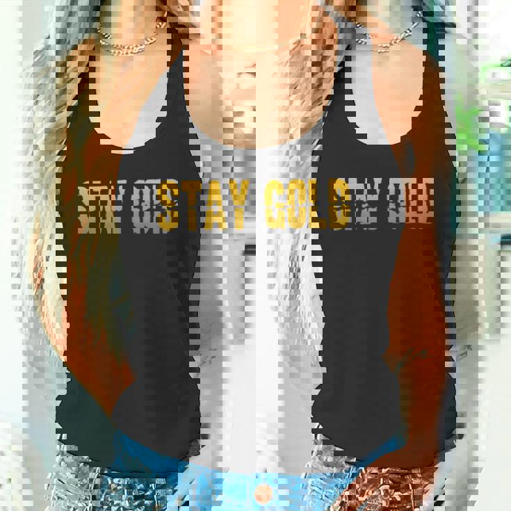 ステイゴールド、クラシック80年代。 タンクトップ