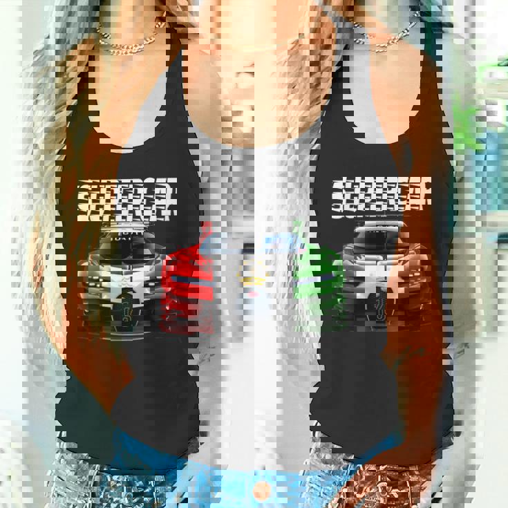 スポーツカーファンのためのスーtシャツ タンクトップ