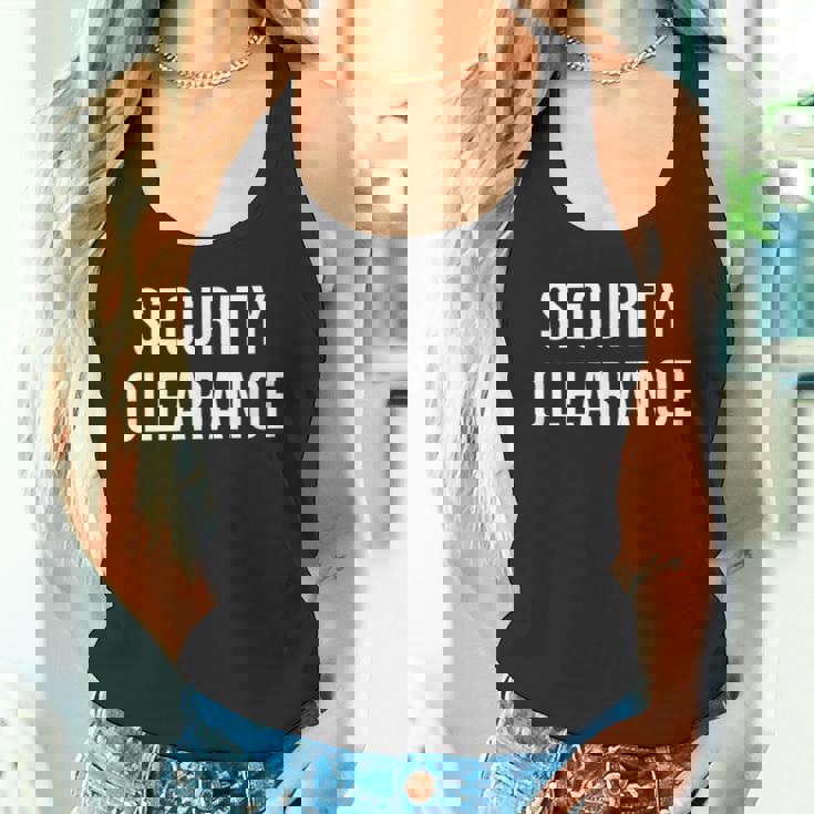 セキュリティクリアランス タンクトップ