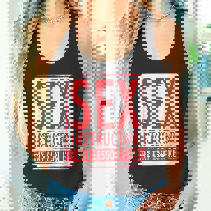 セックスインストラクター、バチェラーパーティー、面白いバチェラーパーティーのアイデア タンクトップ