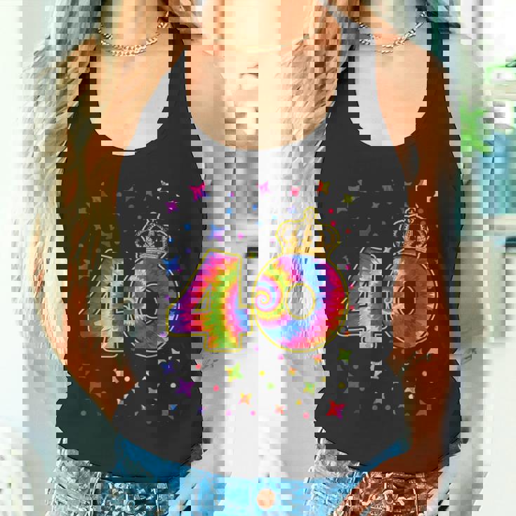 タイダイ 40歳の誕生日パーティー 40歳 お祝い タンクトップ