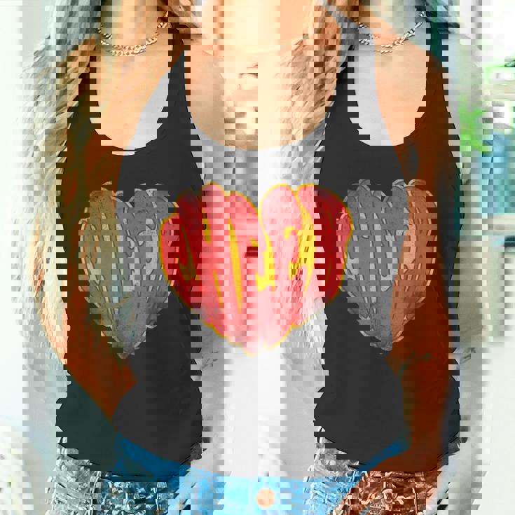 チア チアリーディング ハート ヴィンテージ チア タンクトップ