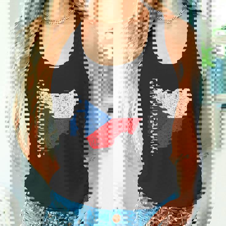 チェコ共和国 チェコ 国旗 チェコ ルーツ 地図 チェコ プライド タンクトップ