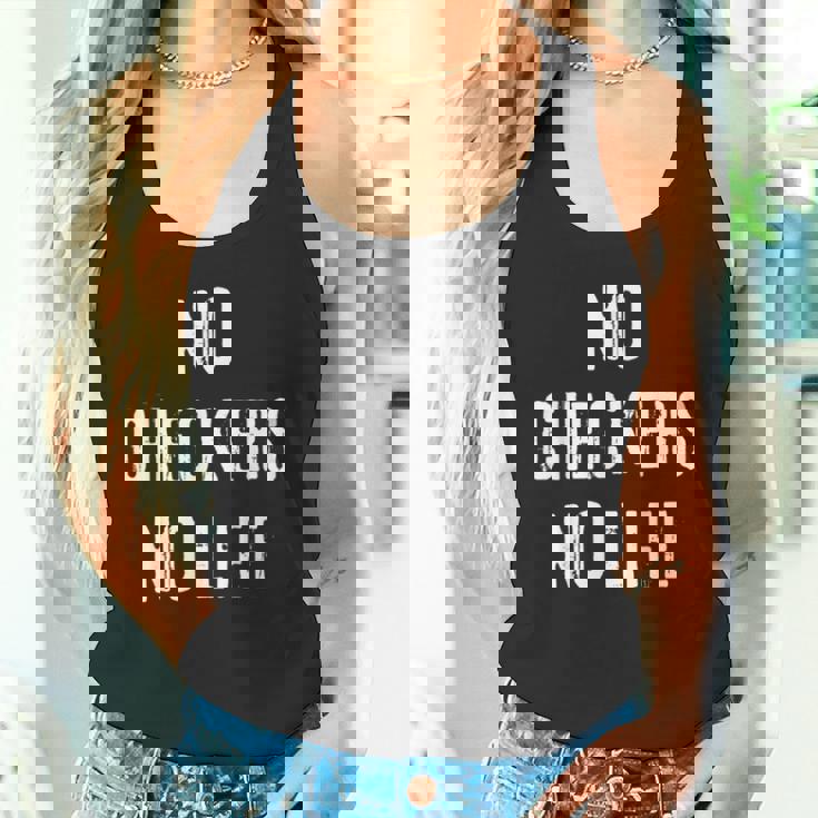 チェッカーズ プレイヤー ボードゲーム愛好家 タンクトップ